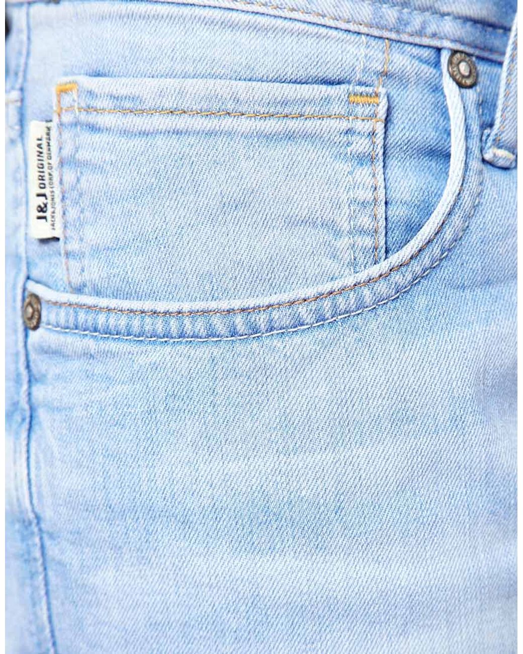 trompet Crack pot Ingang G-Star RAW Jack Jones Ben Original Skinny Fit Jeans in Blue for Men | Lyst