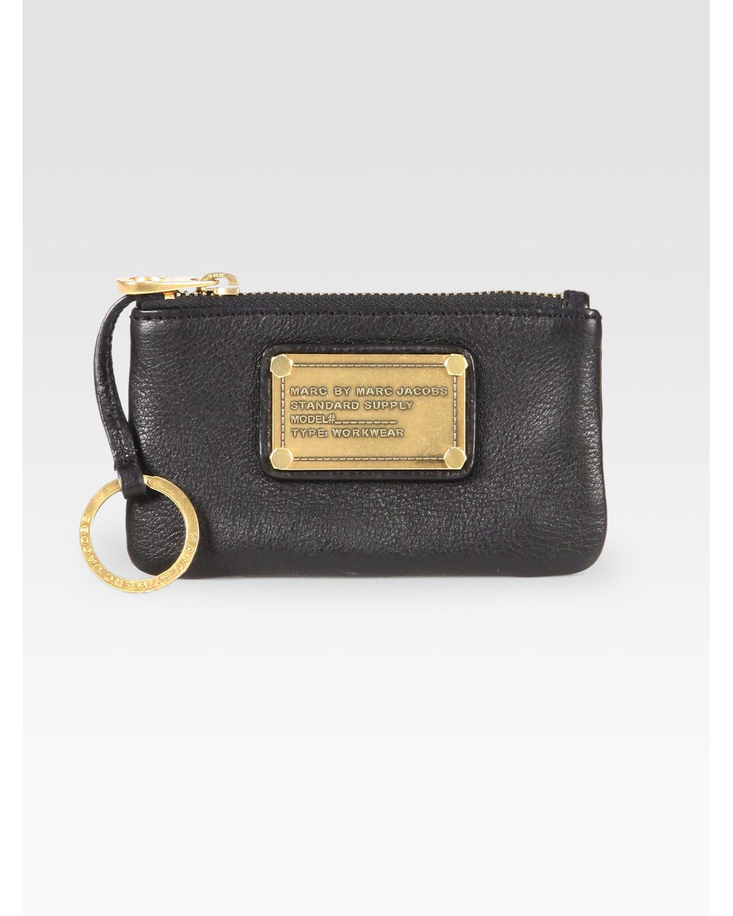 Marc By Marc Jacobs Classic Q Key Pouch in Black | Lyst