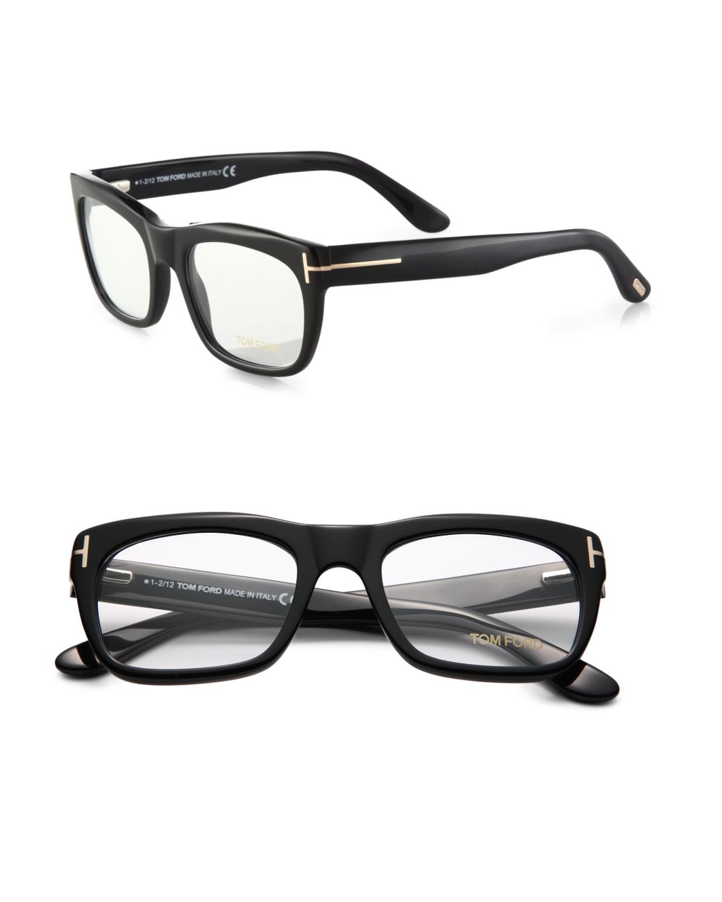 Tom Ford Shiny Optical Frames in Black for Men | Lyst
