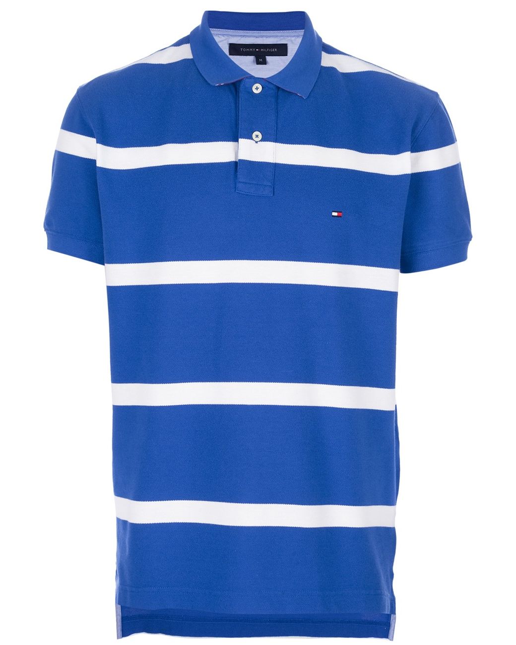 Tommy Hilfiger Striped Polo Shirt in Blue for Men | Lyst