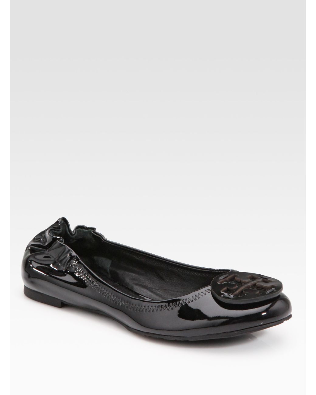 patent tory burch flats