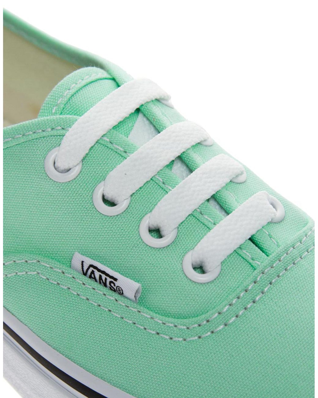 salto Interessant Sophie Vans Authentic Classic Mint Sneakers in Green | Lyst