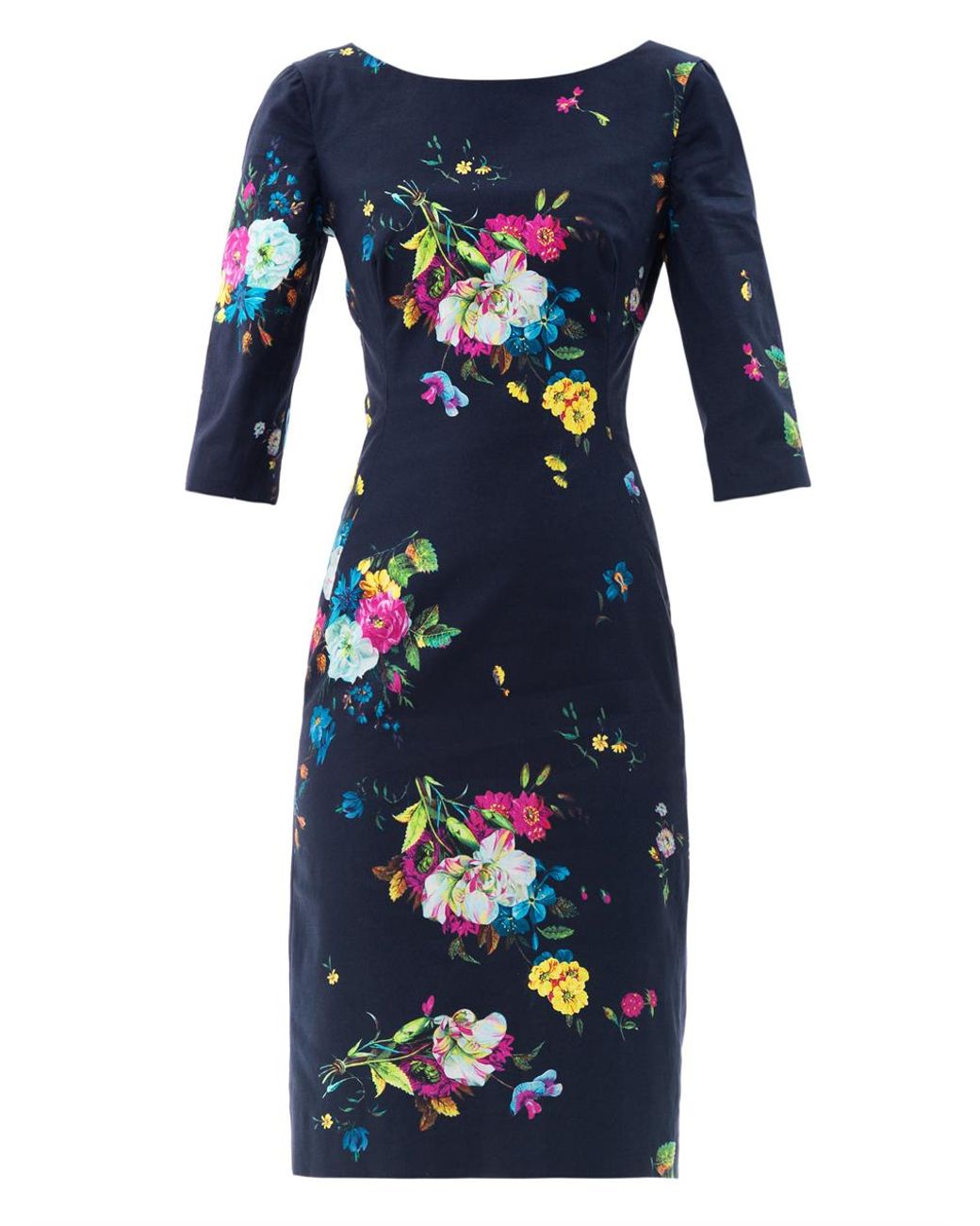 Erdem Cecile Dauphine Night Floral/ Print Dress | Lyst