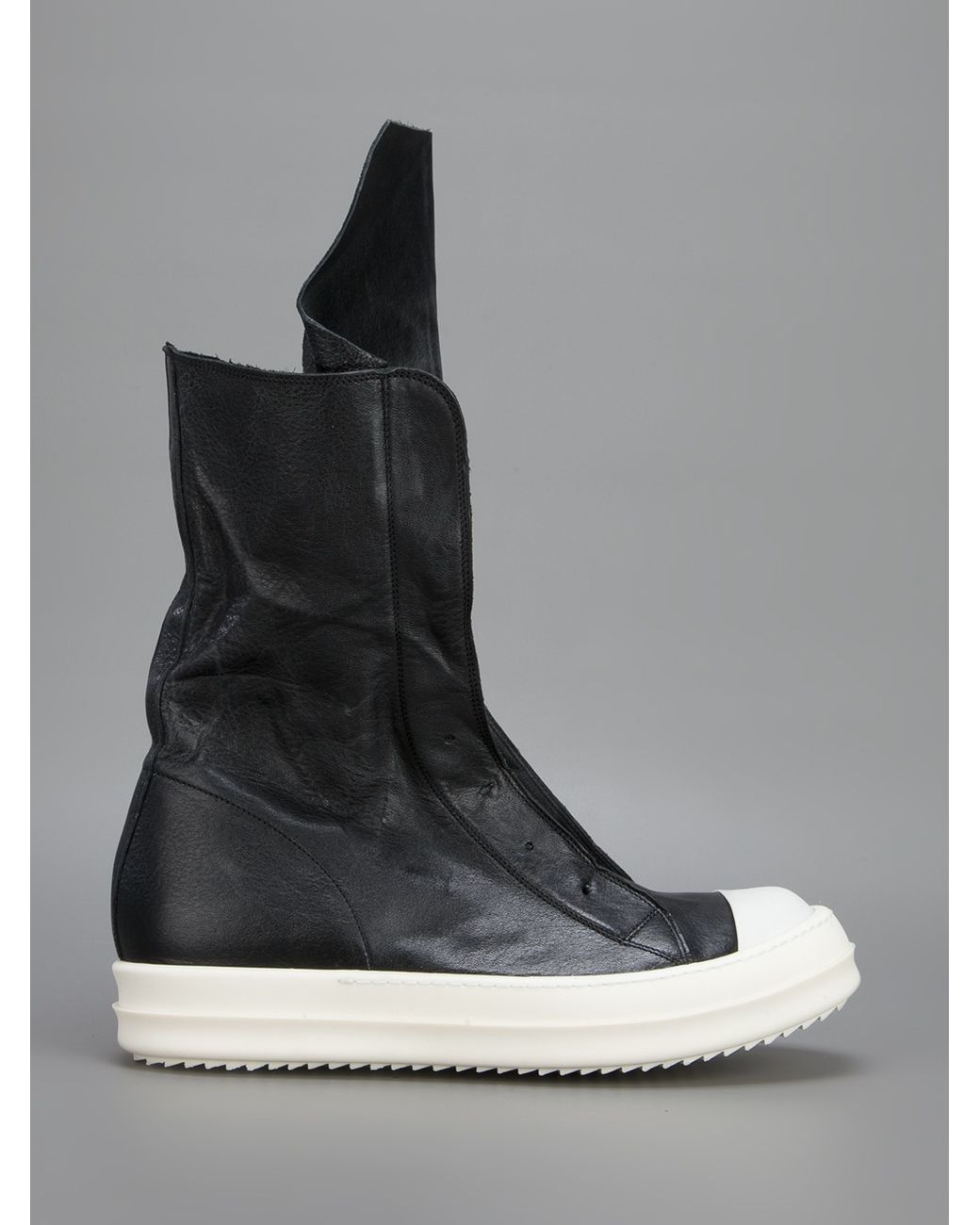 Rick Owens Ramones Sneaker in Black for Men | Lyst
