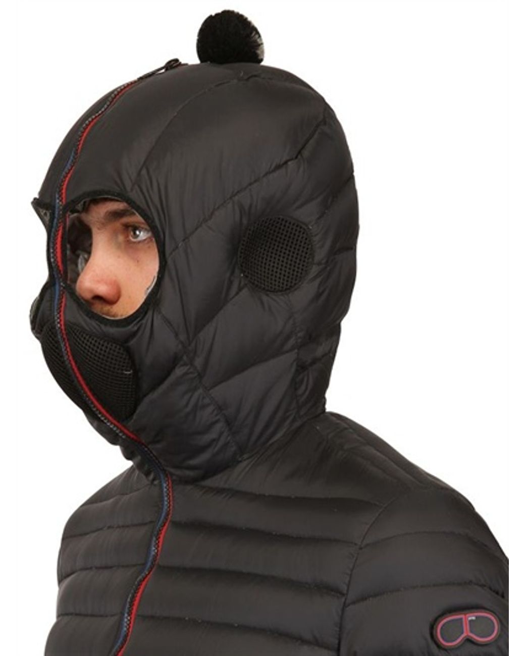 Ai Riders On The Storm Total Zip Up Nylon Down Jacket in