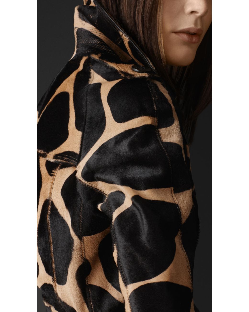 Burberry Animal Print Calf skin Trench Coat Lyst