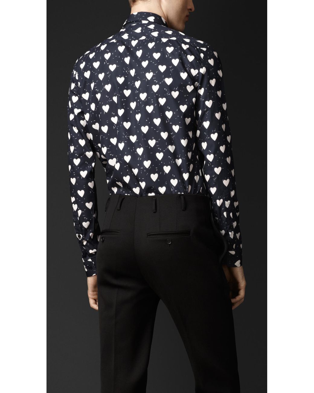 Burberry heart hotsell shirt mens