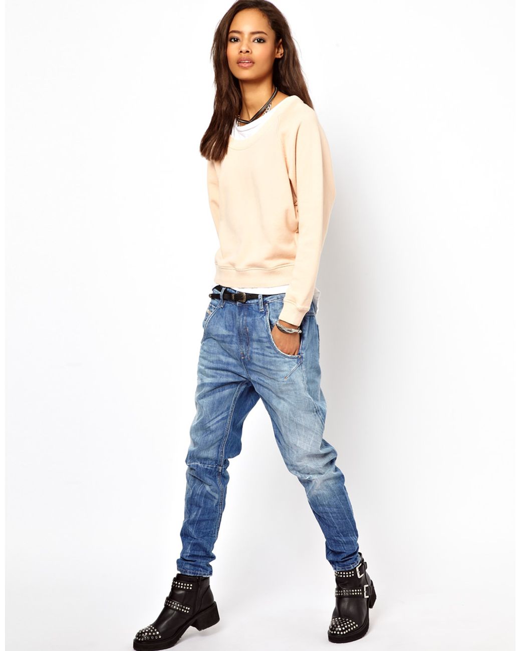 Kigu Diesel Fayza Boyfriend Jeans in 