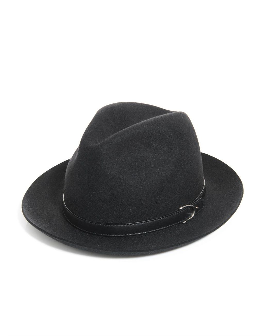 Gucci Felt Fedora Hat in Black for Men | Lyst