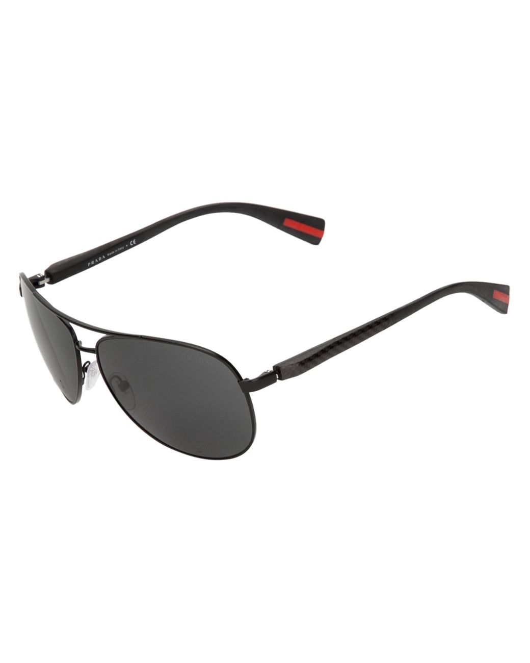Prada Aviator Sunglasses in Black for Men Lyst