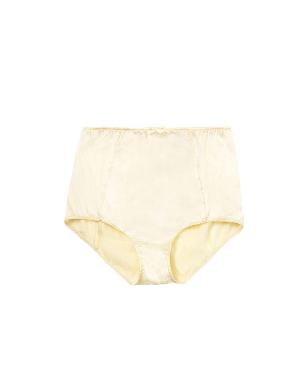 Dolce & Gabbana Satin High Waisted Knickers in Yellow | Lyst