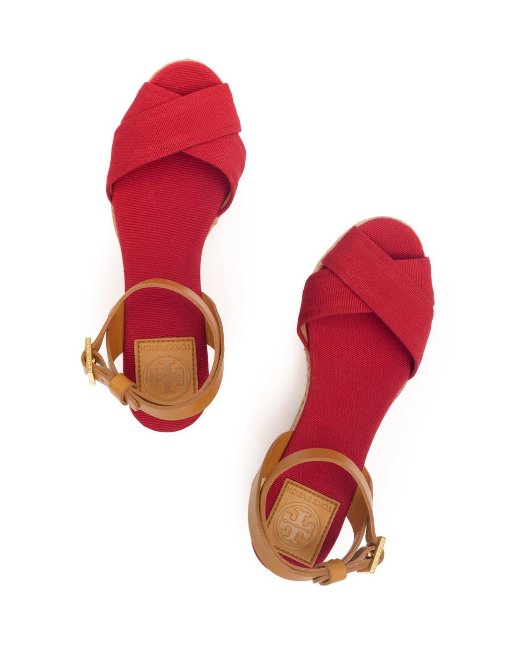 ❤️Tory Burch wedge シューズ　赤　サンダル Amazon.com | Tory Burch Women's Capri Miller Espadrille
