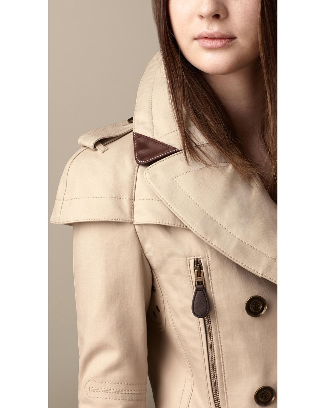 Burberry top cropped jacket