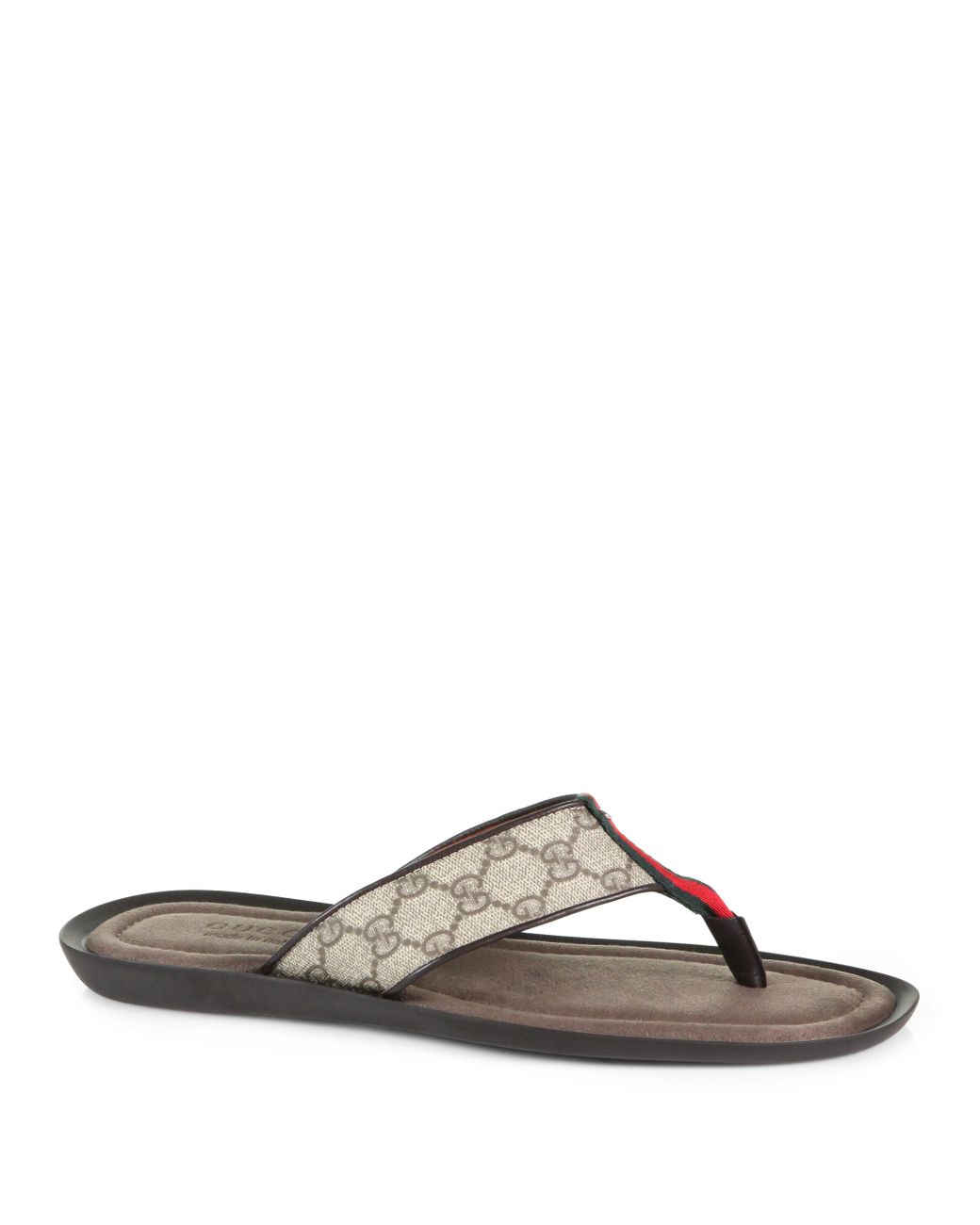 Gucci Thong Sandal in Gray for Men