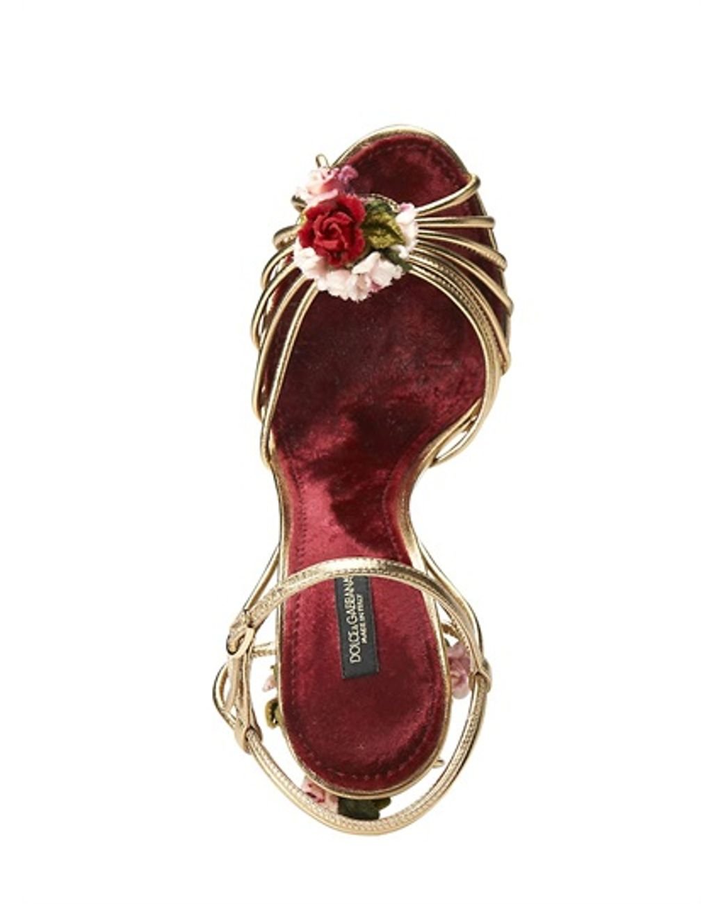 Dolce & gabbana floral caged heels best sale
