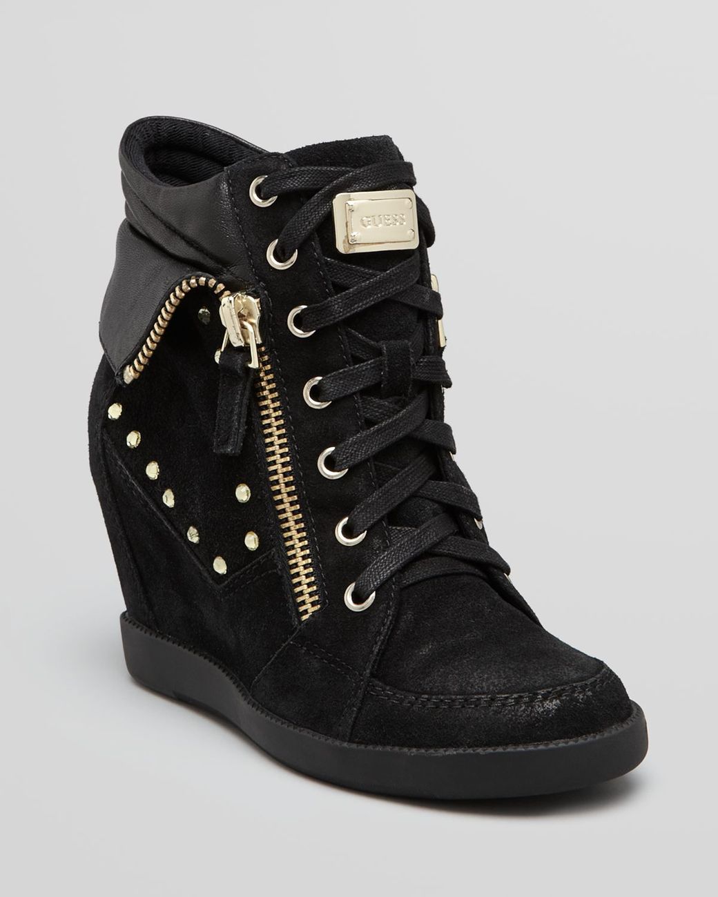 guess freda wedge sneaker