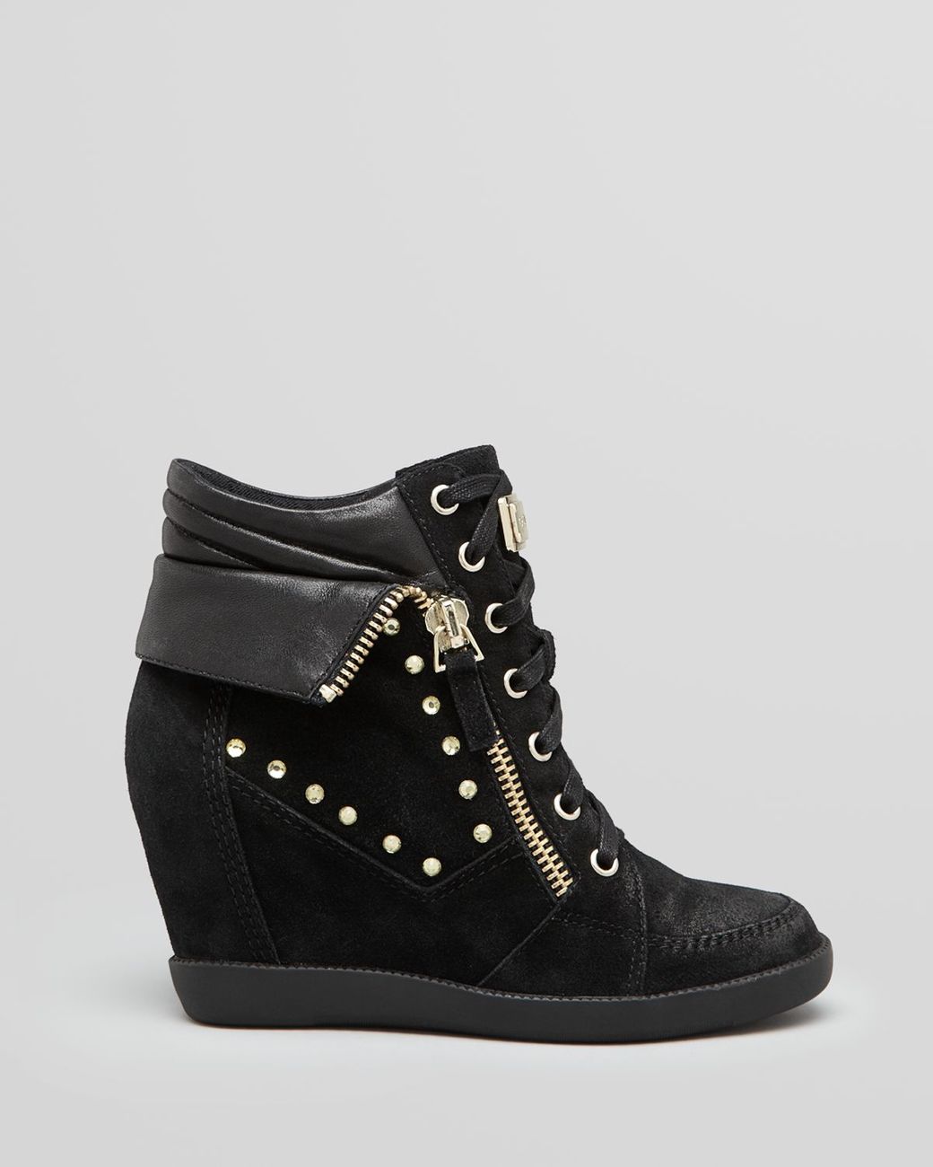 guess freda wedge sneaker