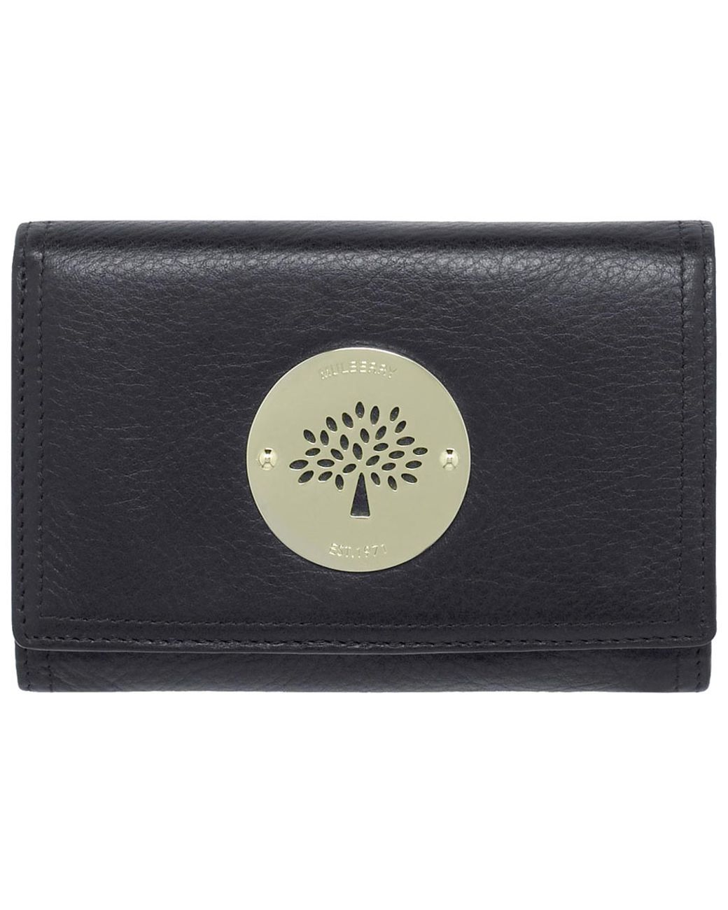 Moralsk uddannelse Fantasi kravle Mulberry Daria French Purse in Black | Lyst