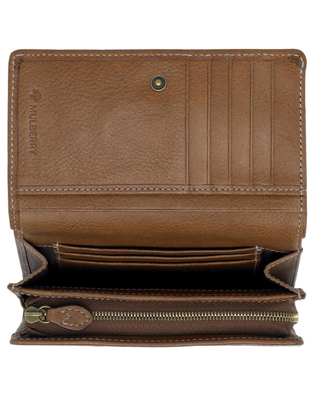 Leather wallet Mulberry Brown in Leather - 37152066