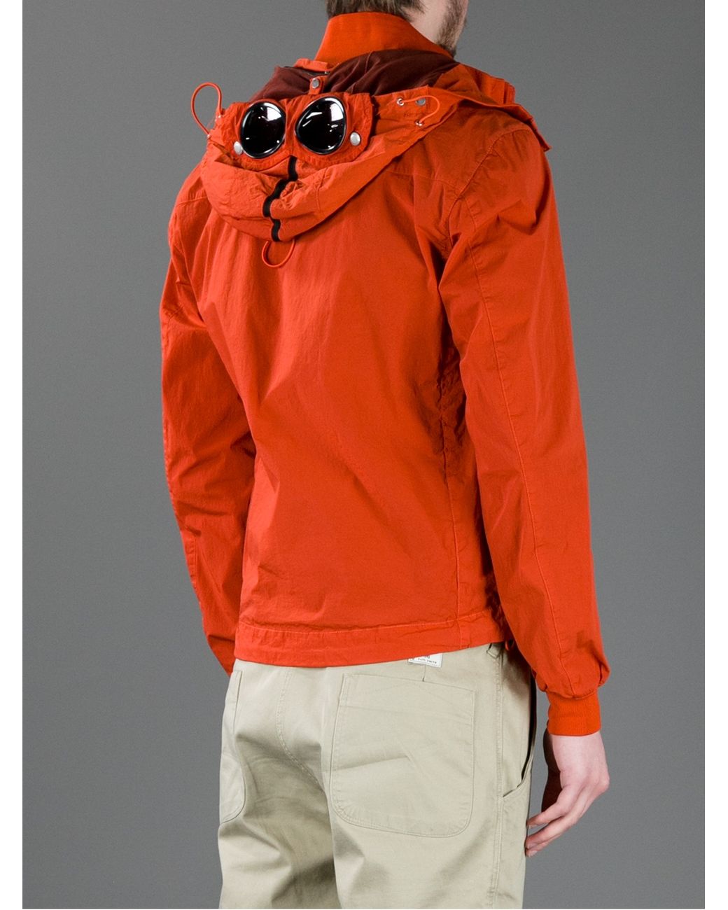 C.P. Company Goggle Jacket in Orange for Men | Lyst UK