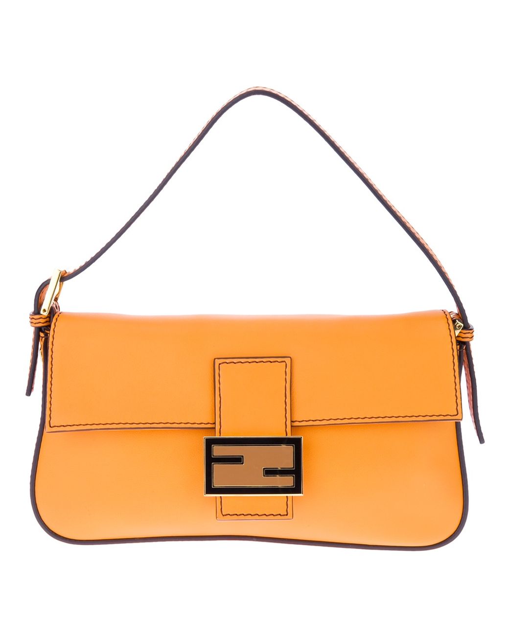 Fendi Baguette Bag in Orange | Lyst