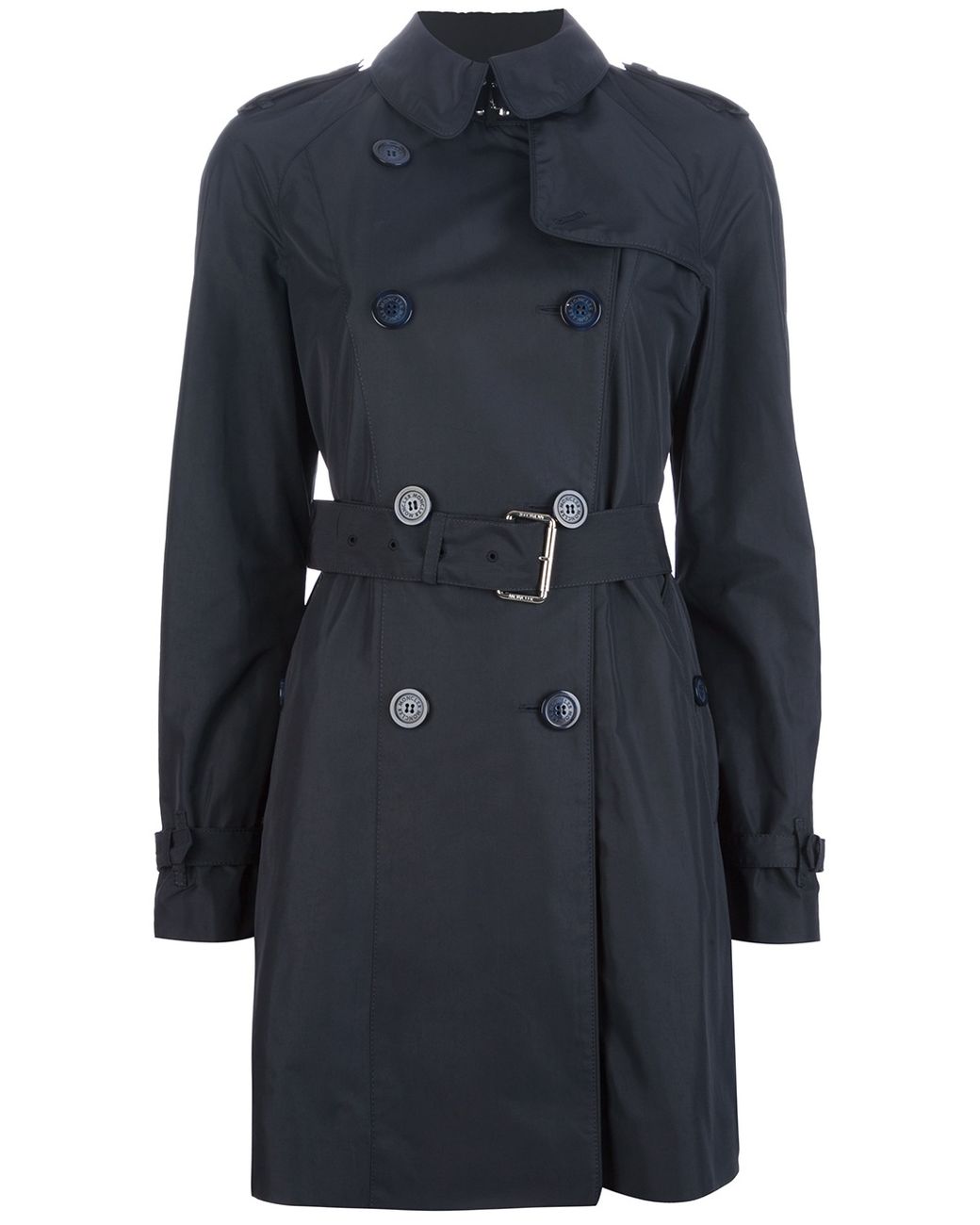 Moncler Lorraine Trench Coat in Blue | Lyst