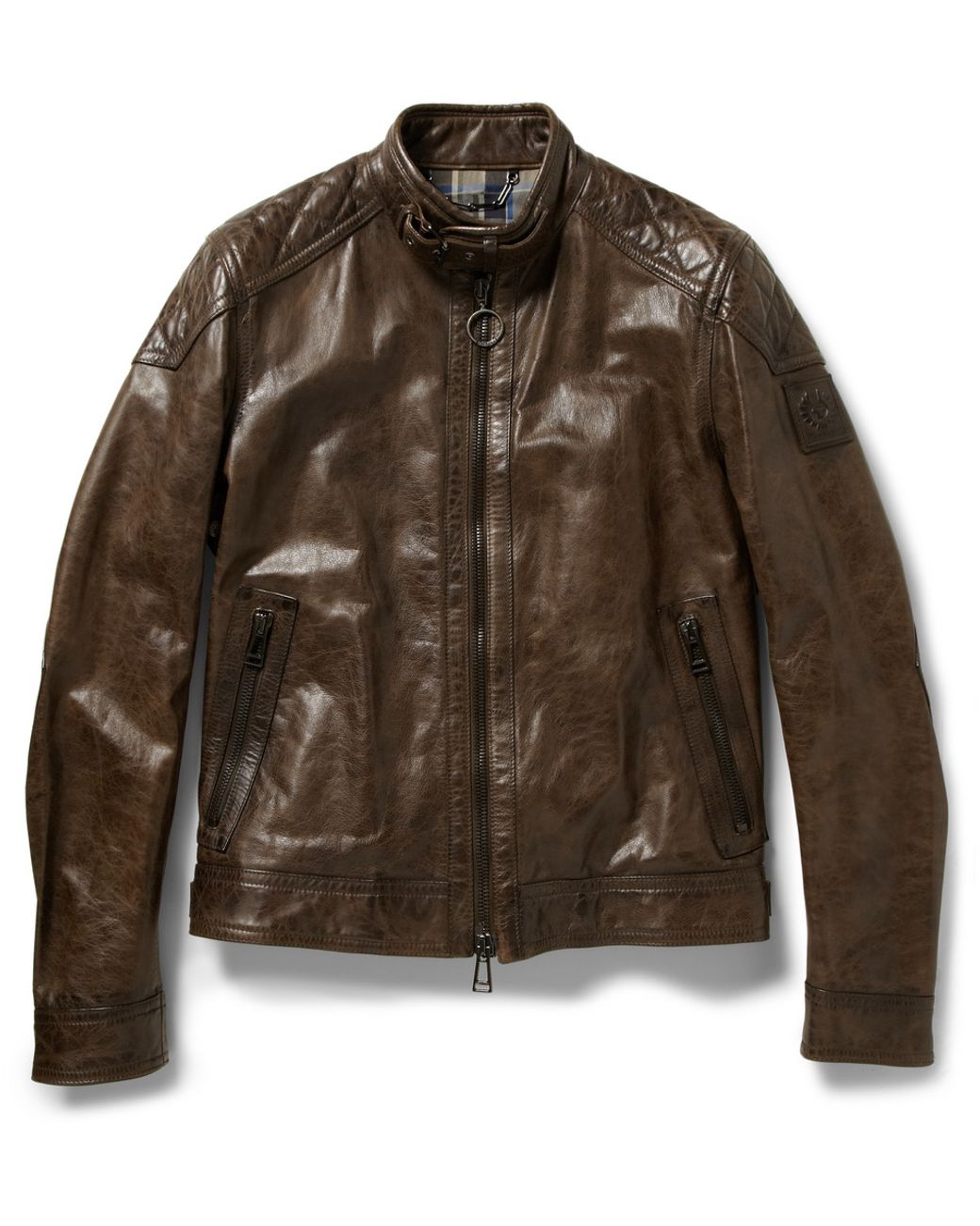 Belstaff Beckland Leather Jacket in Brown for Men | Lyst