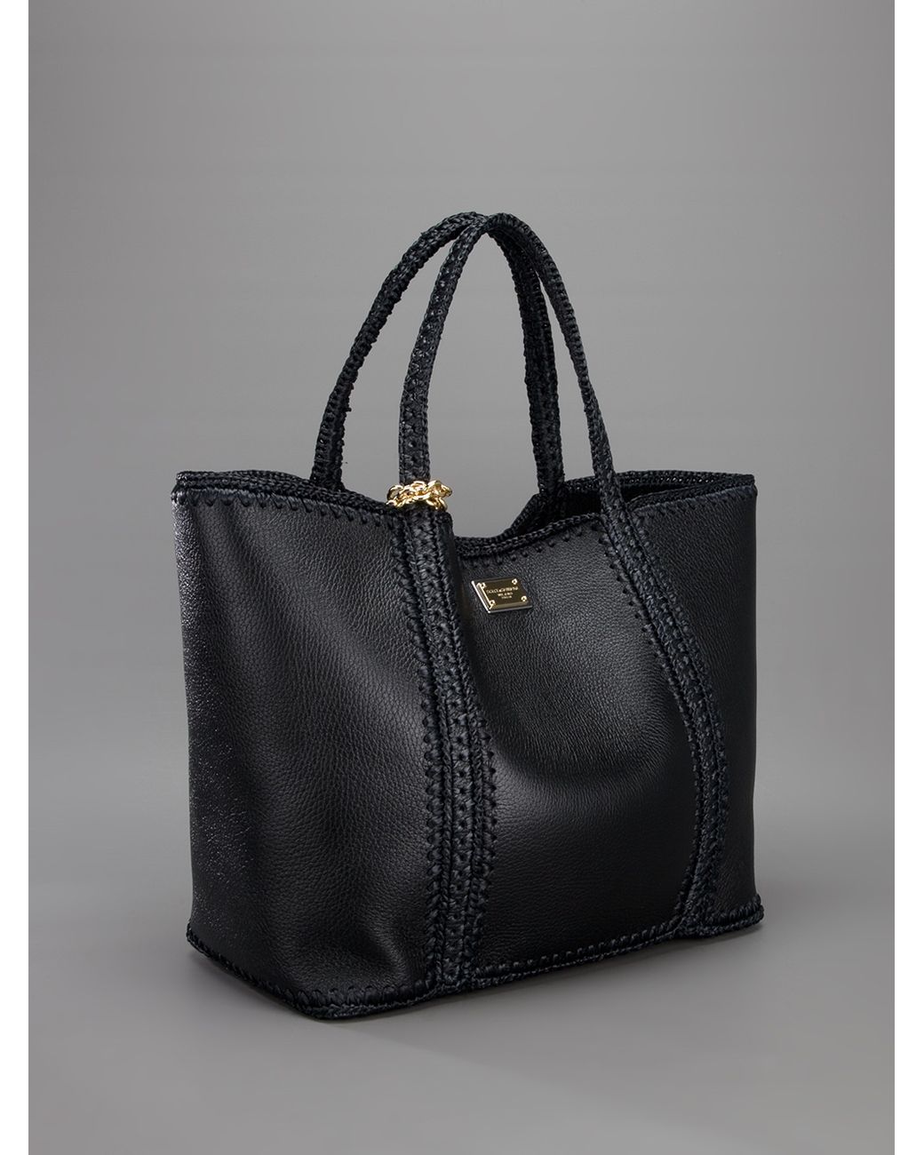 Dolce & Gabbana Miss Escape Tote Bag in Black | Lyst