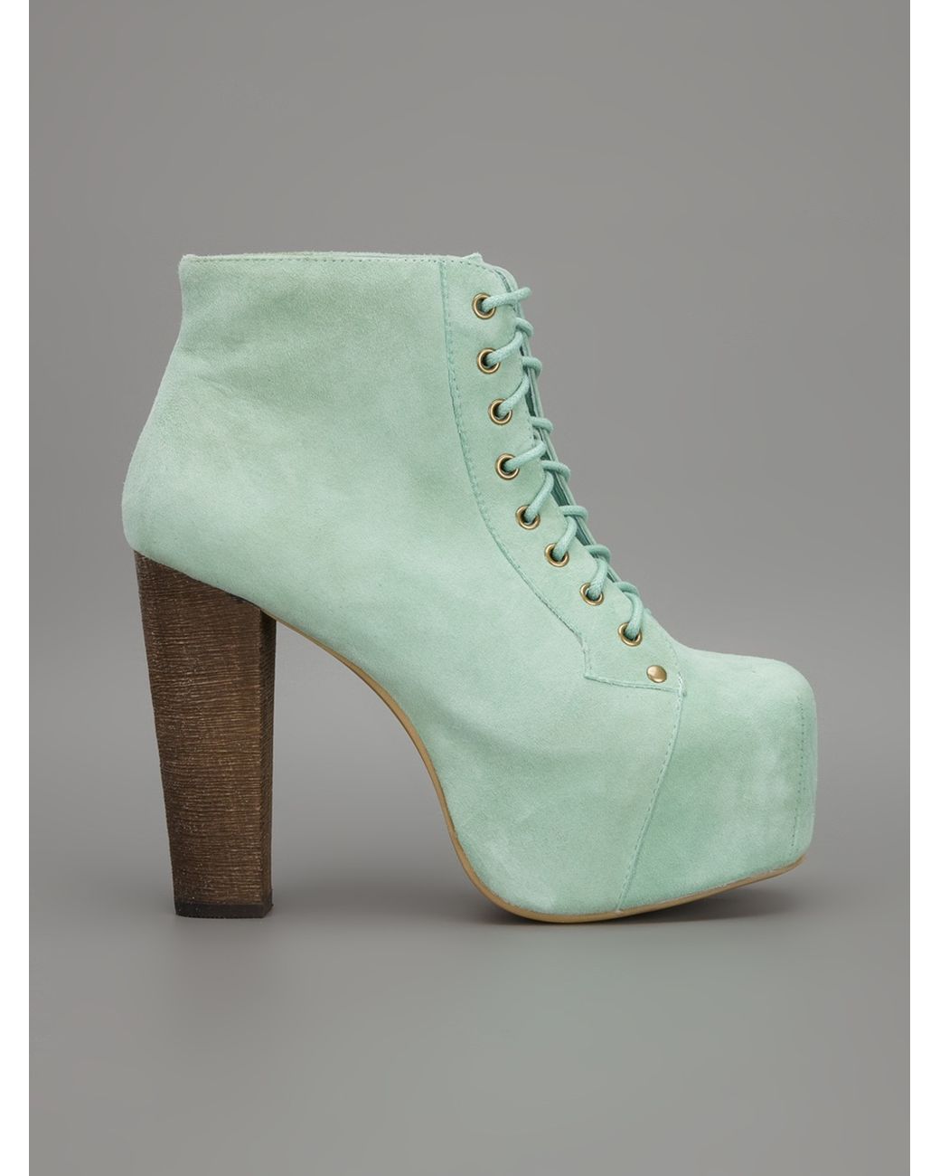 Jeffrey Campbell Lita Bootie in Green | Lyst