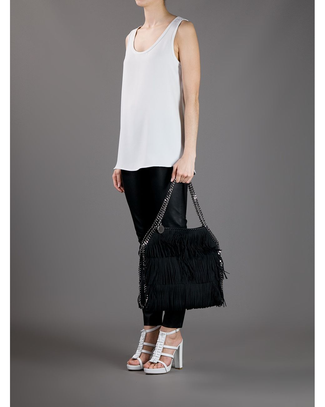 Stella mccartney fringe bag sale