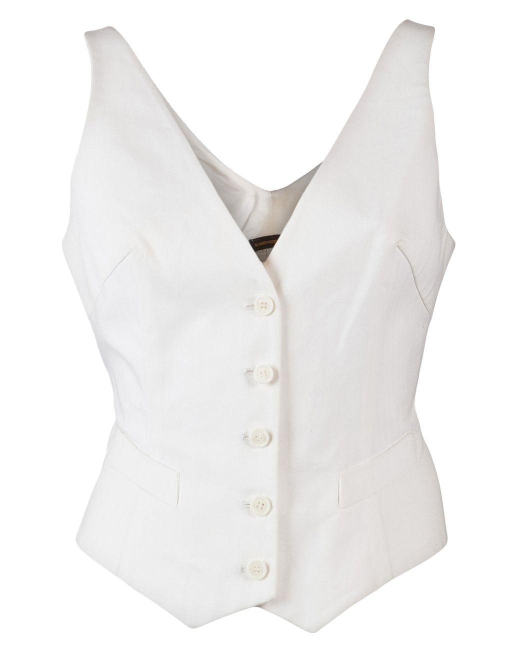 Ladies white clearance vest