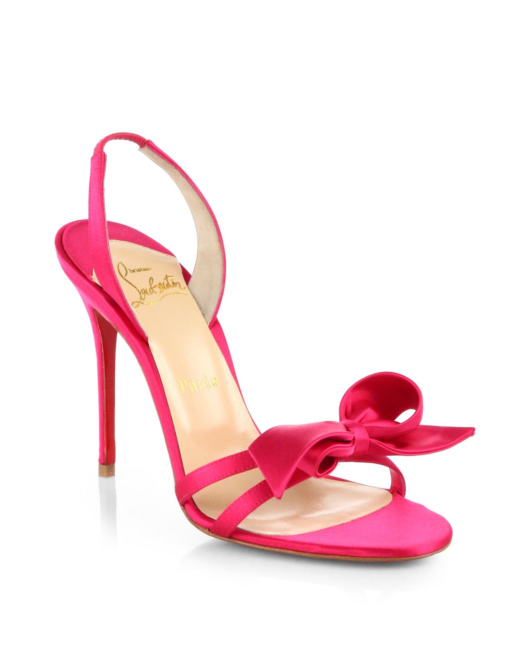 louboutin bow sandals
