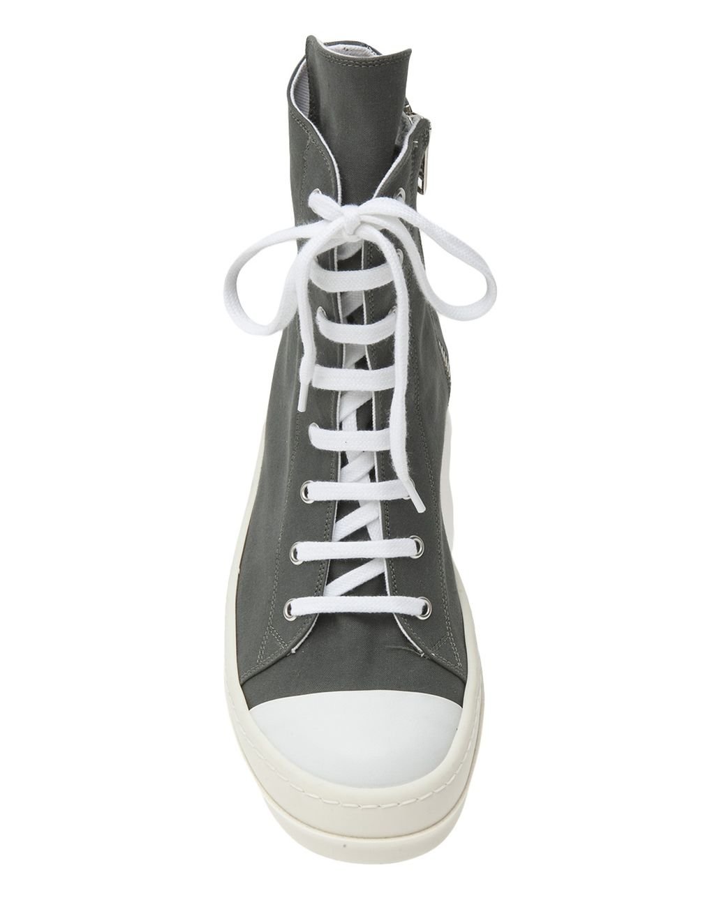 Rick Owens DRKSHDW Ramones Sneaker in Gray | Lyst