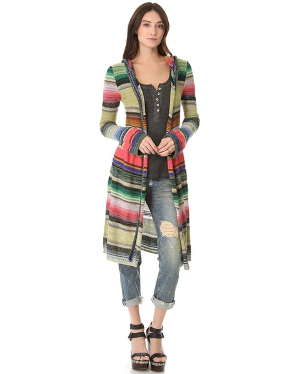 Serape cardigan cheap