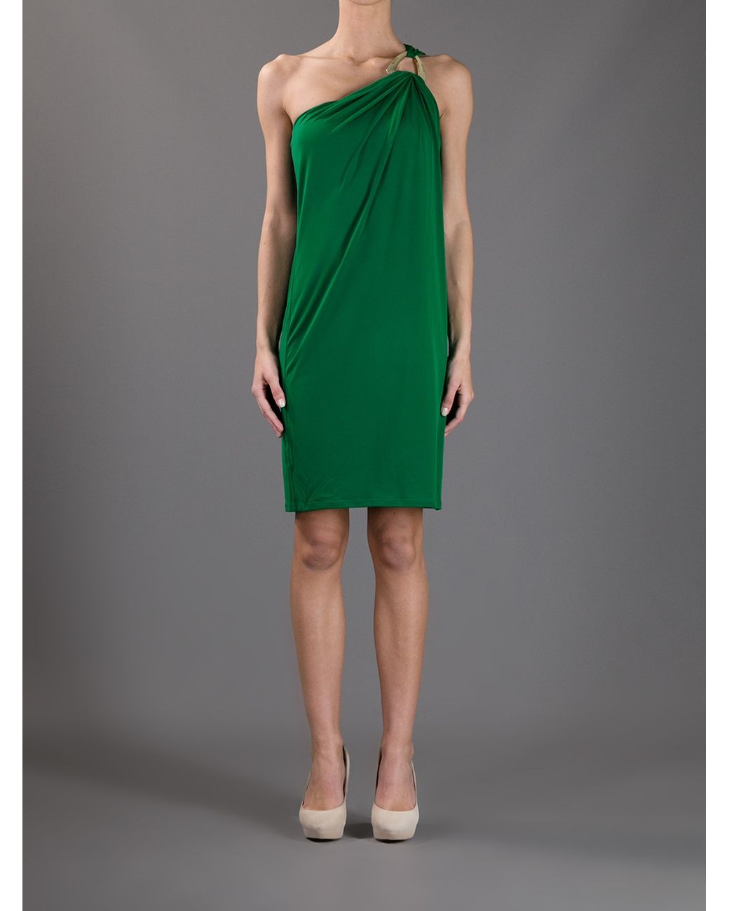 Michael kors top one shoulder dress