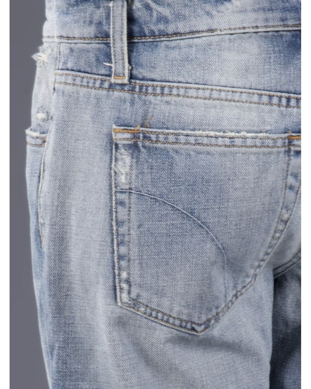 Mens high store water jeans