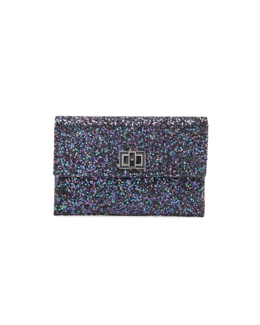 Anya hindmarch glitter clutch shop