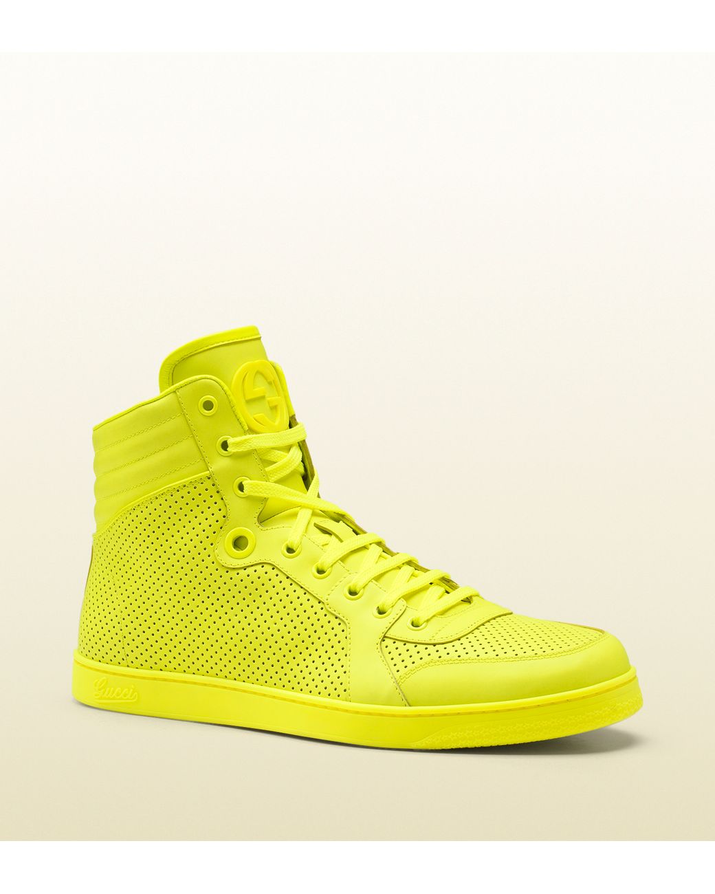 Neon sales yellow sneaker