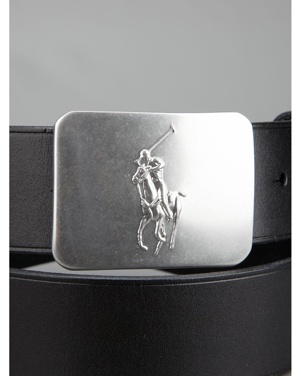 Polo Ralph Lauren Logo Belt in Black for Men | Lyst