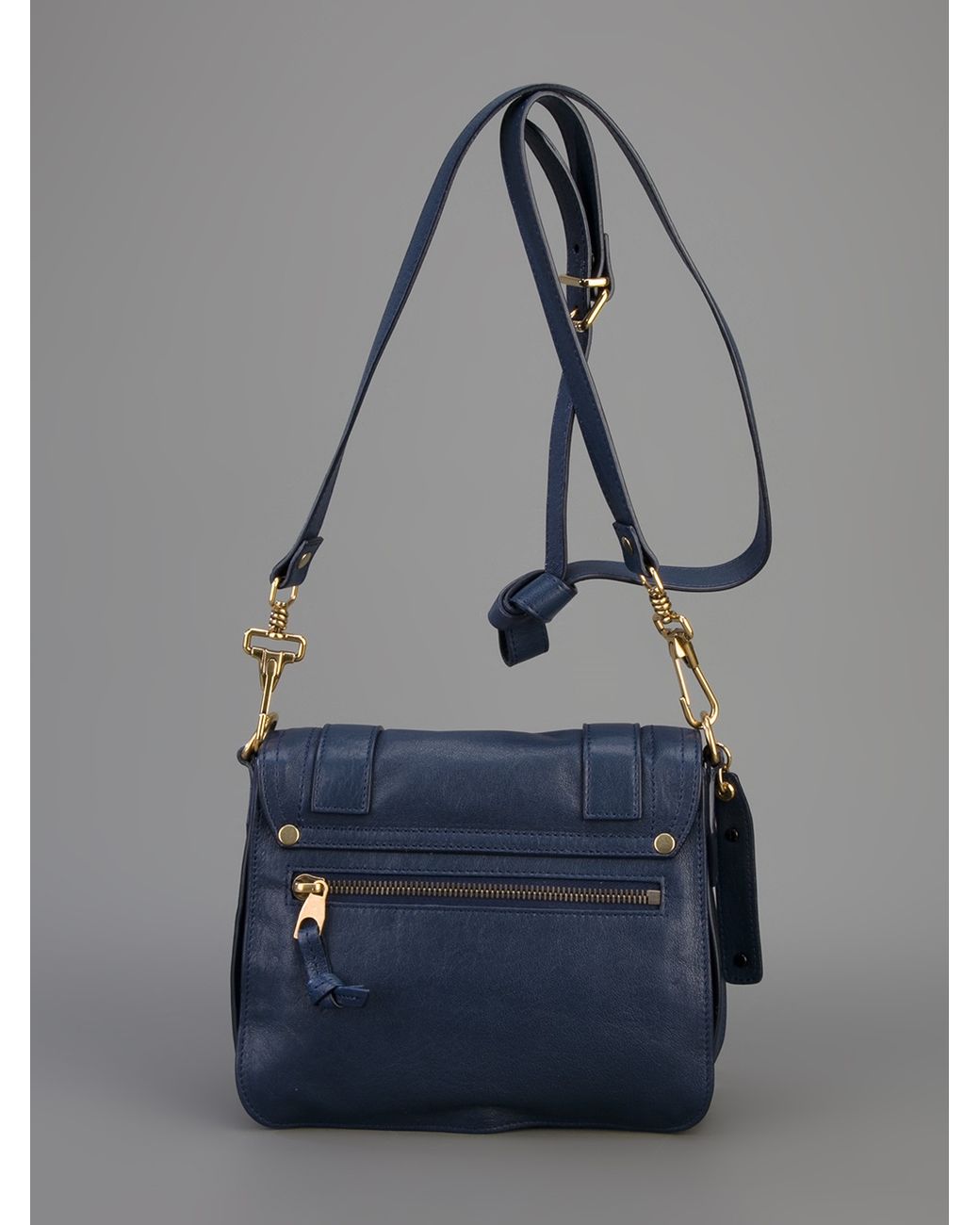 Proenza Schouler Ps1 Pouch Mini Satchel in Blue Lyst