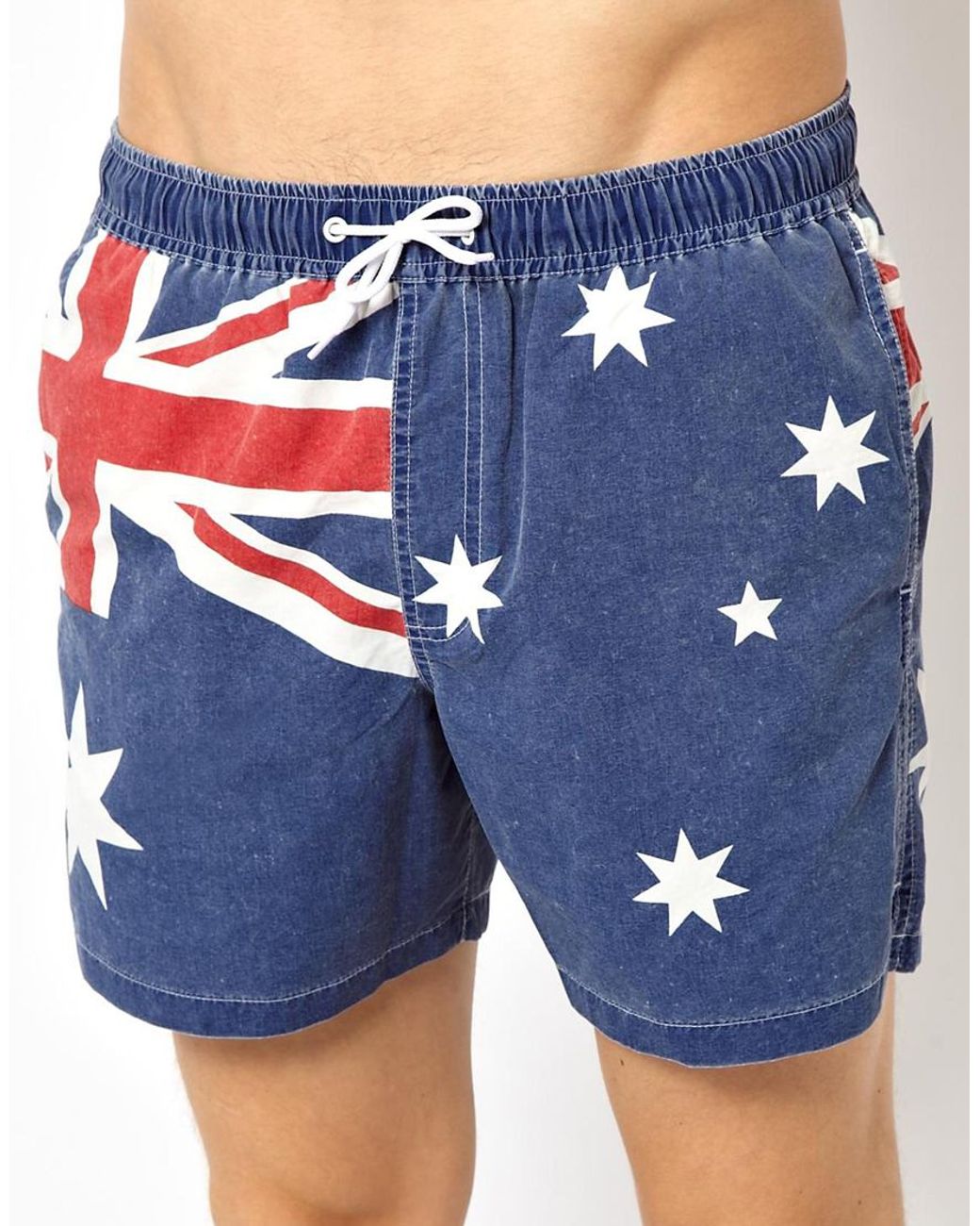 ASOS Swim Shorts with Australia Flag in Blue for Men Lyst
