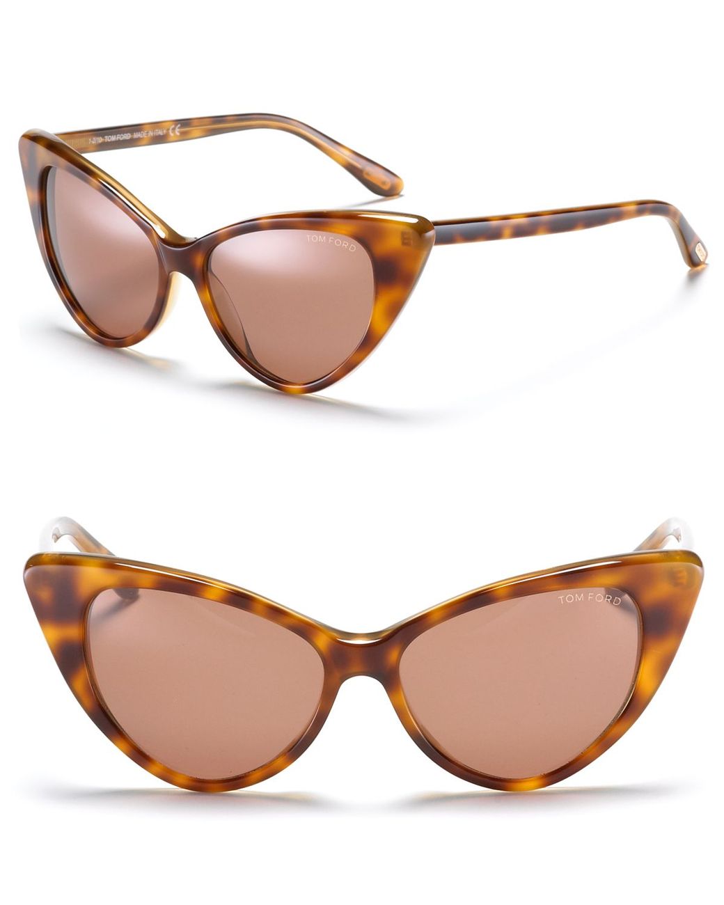 Tom Ford Nikita Cat Eye Sunglasses in Brown Lyst