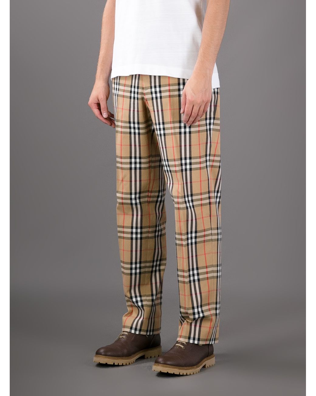 Share 74+ burberry print trousers mens - in.cdgdbentre