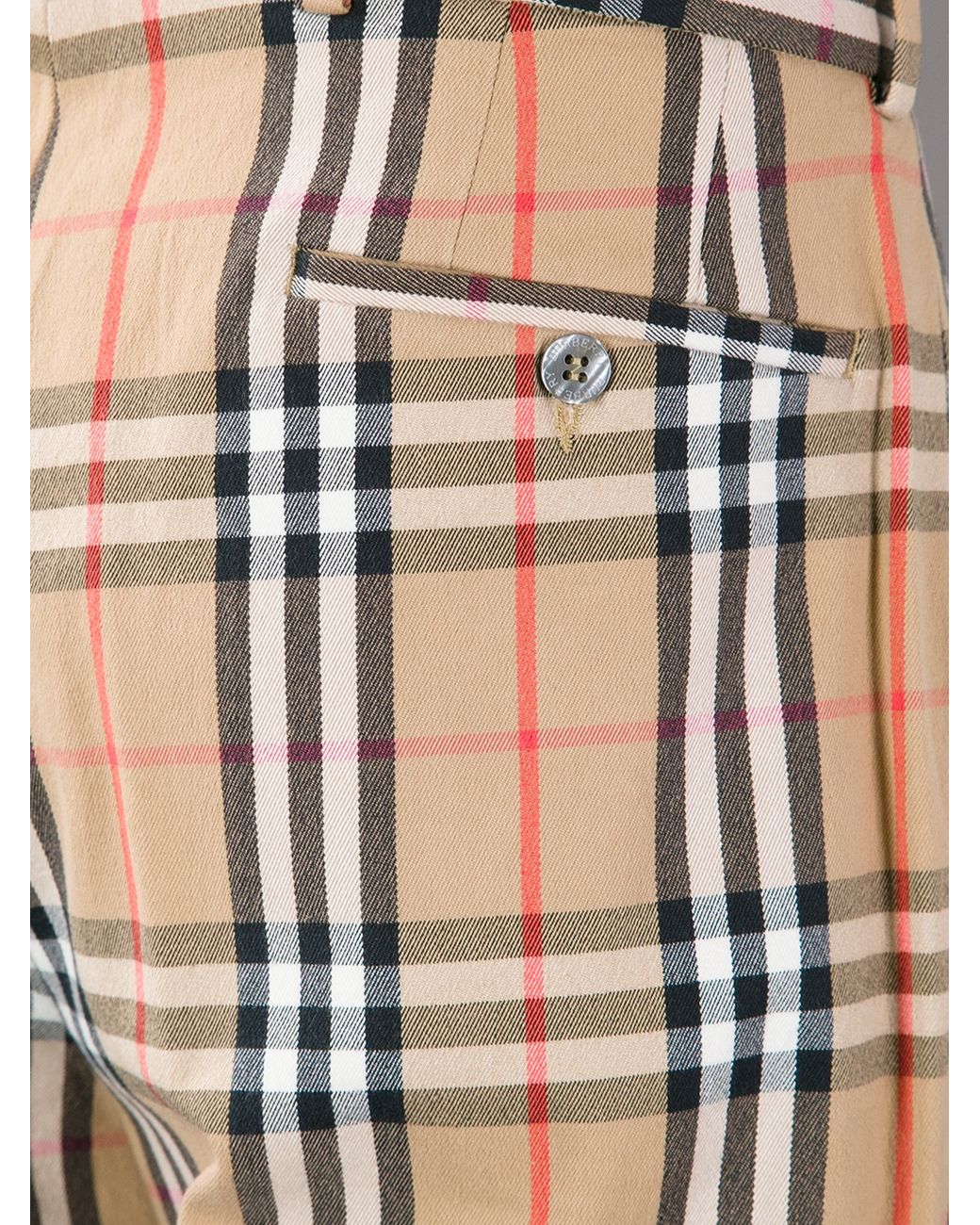 Burberry pattern pants top