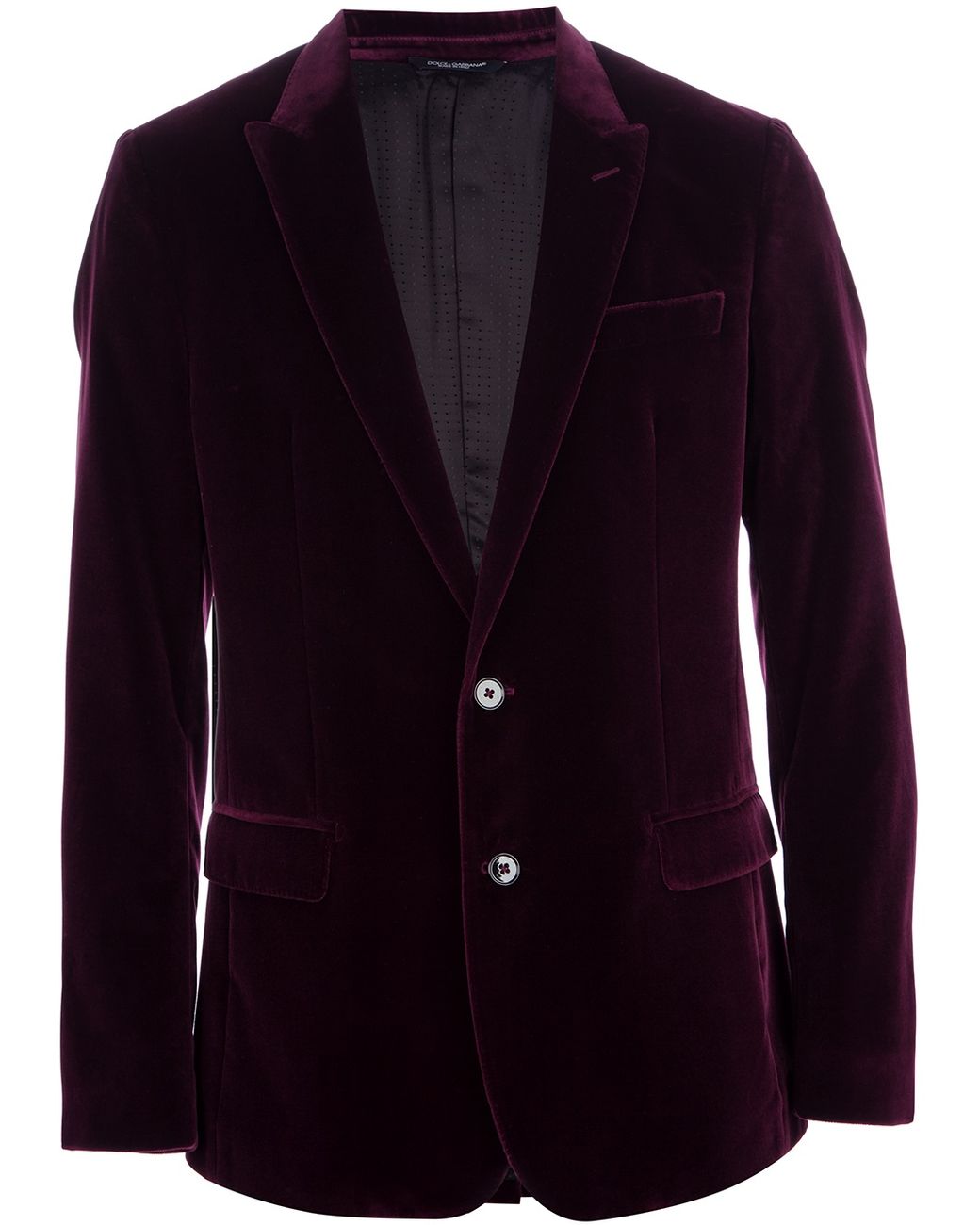 Dolce & Gabbana Velvet Blazer in Purple for Men | Lyst