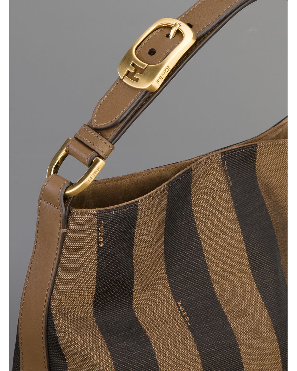 Fendi pequin shop hobo bag