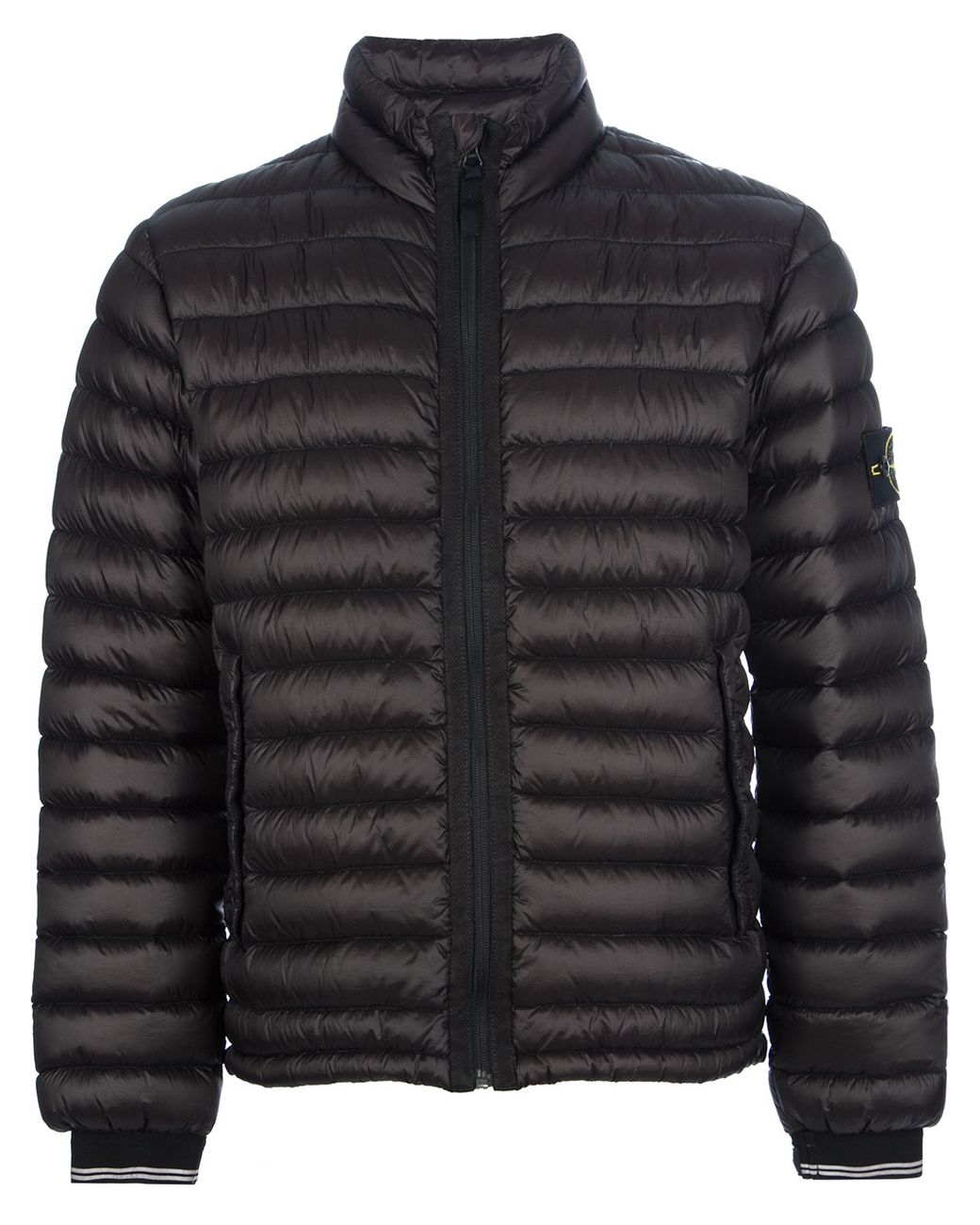 Stone Island Dyed Down Padded Jacket in Brown (Black) for Men | Lyst