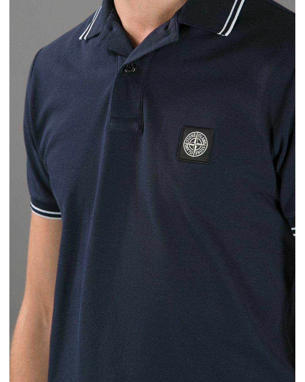 Stone Island Classic Polo Shirt in Blue for Men | Lyst UK