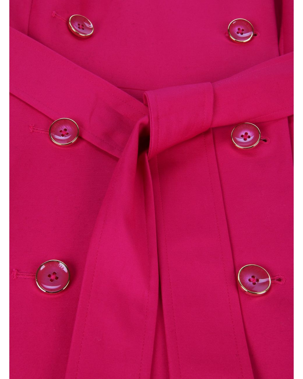 Ted Baker Carisa Double Breasted Belted Trench Coat in Pink | Lyst UK