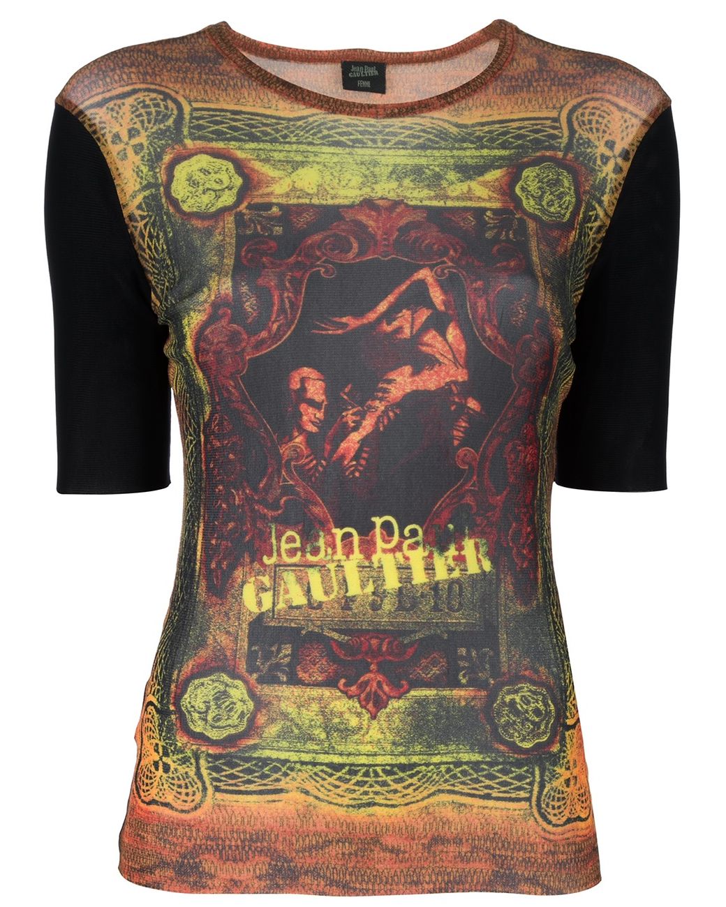 Jean Paul Gaultier Tattoo Print Tshirt Lyst